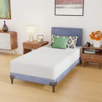 10 Inch Mattress Base Foam Mattress ,Removable Soft Cover,Twin mattresses for Bed Frame, Bunk Bed, Trundle, Daybed，White 1