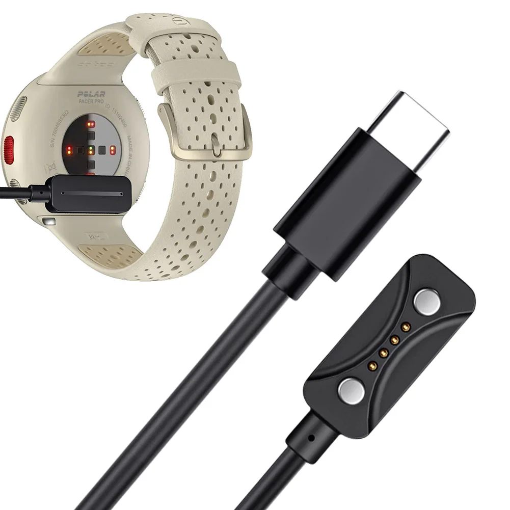 USB C 충전 케이블 코드 1M 충전기 케이블 교체용 충전기 코드 5V 1A Polar Pacer/Polar Pacer Pro용 휴대용 전원 어댑터