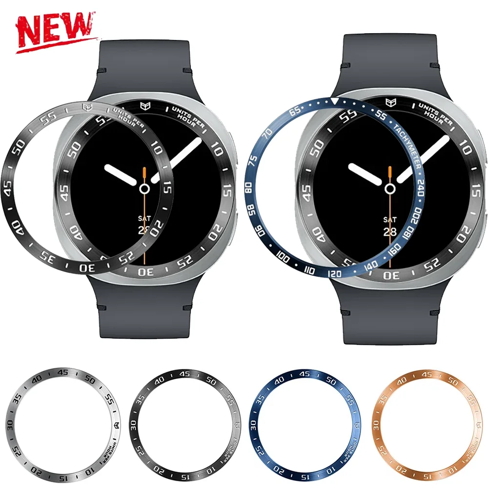 Refined Metal Speed/Time Scale Bezel Ring - Premium Protective Frame