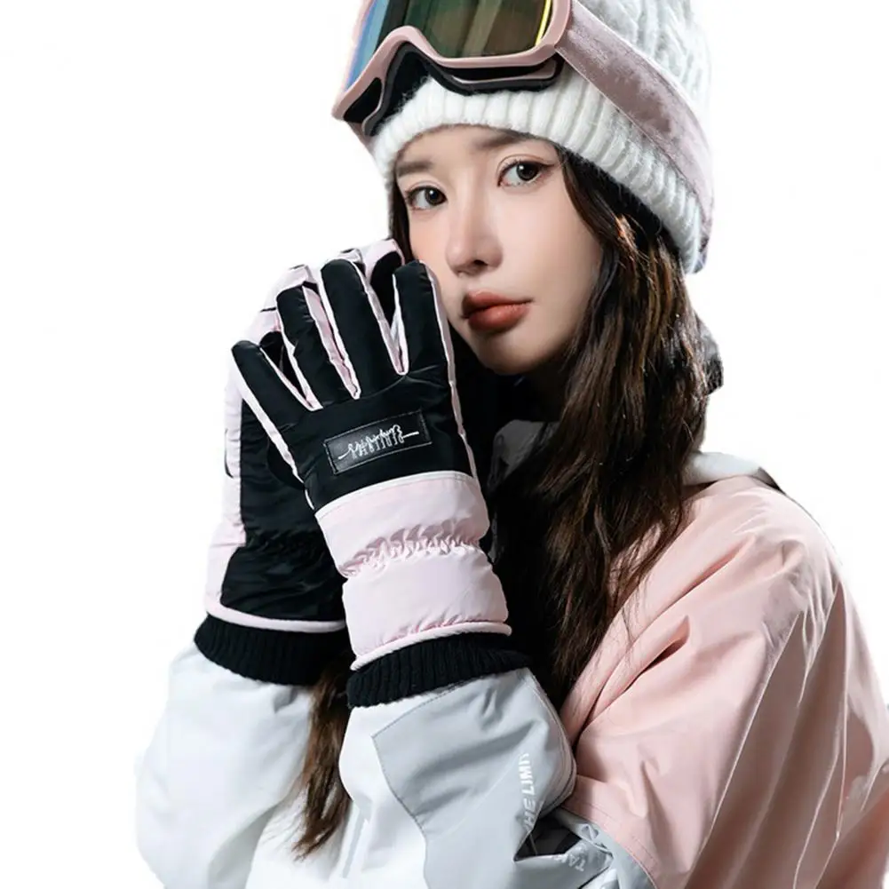 Outdoor Gloves Waterproof Super Soft High Elasticity Winter Ridding Cycling Gloves Tear Resistance Winter Gloves for Skiing