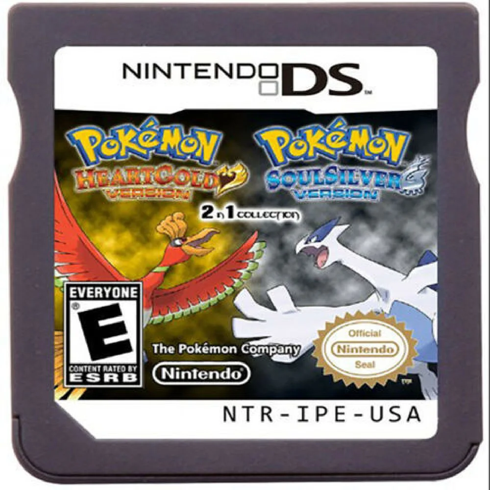 Pokemon Heartgold Soulsilver  Heartgold Vs Soulsilver Pokemon - 1 Box Case  Nintendo - Aliexpress