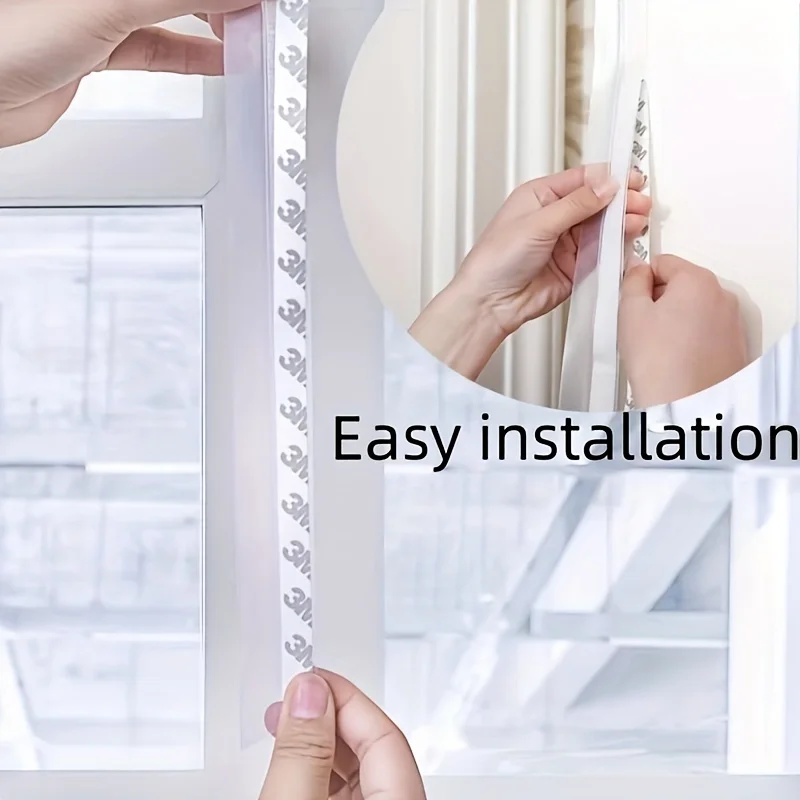 5M Door Seal Strip Weather Window Rubber Seal Weatherstrip Windproof Dust Self Adhesive Door Windshield Sealing Tape