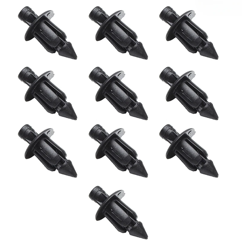 10/20/30PCS 6mm Black Rivet Fairing Body Trim Panel Fastener Screw thumbnail 3