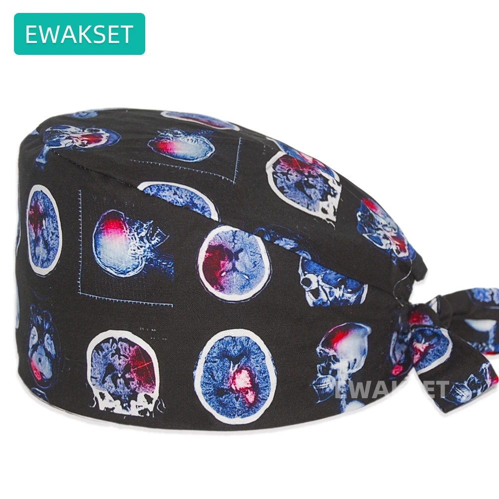 Adjustable Medical Scrub Caps for Women Men Doctor Clinical Hospital Dentist Surgical Hats 100% cotton nurse doctor working hats