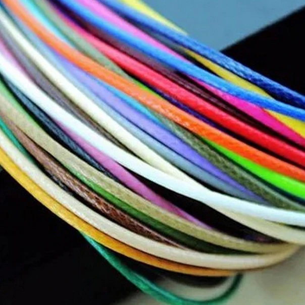 

1.5mm Cords Korean jewelry wax rope braided wire bracelet necklace diy rope 3M Jewelry Findings & Components #1094