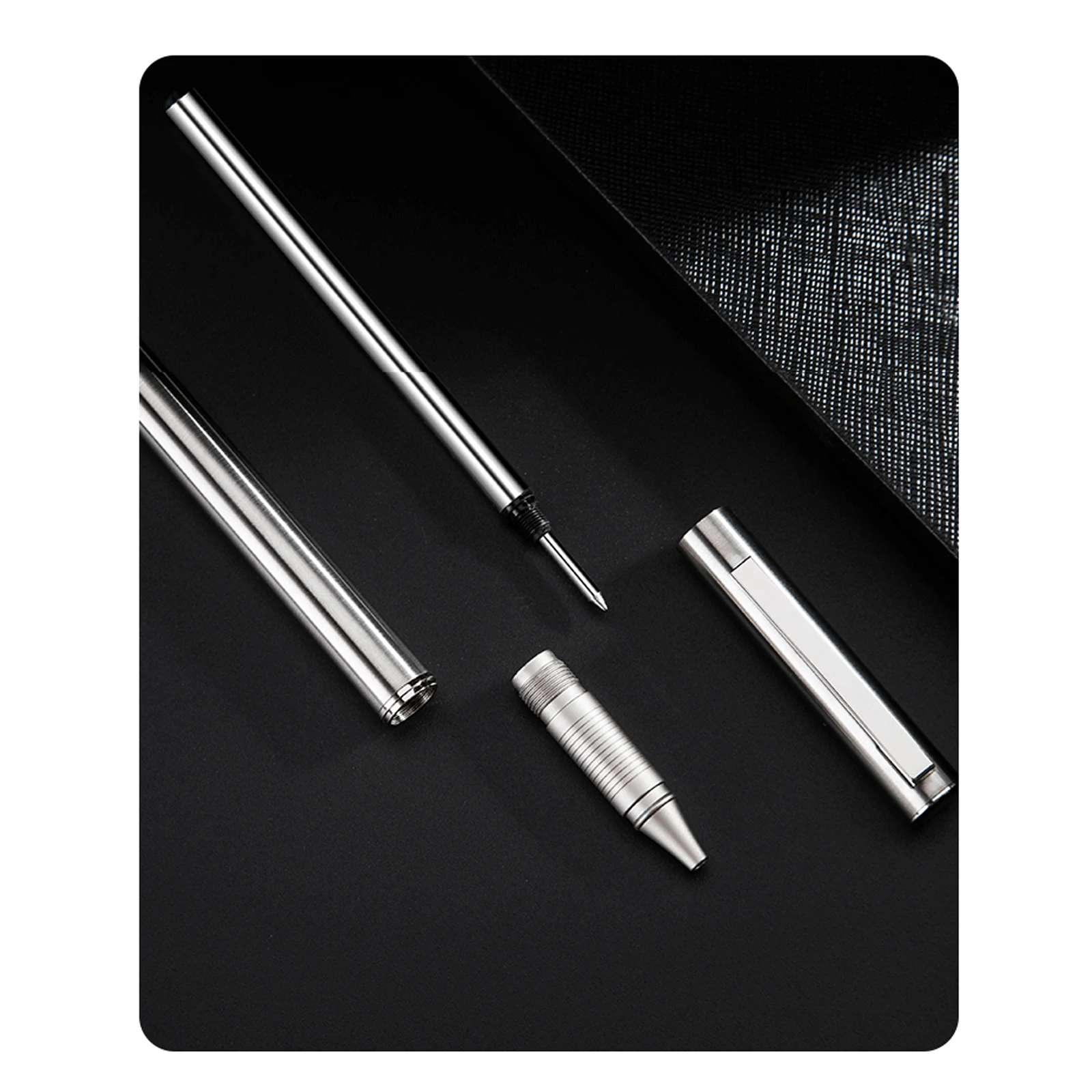 New 5pcs hongdian Metal Refills 0.5mm for Roller Ballpoint Pen Business roller ball pen Refills 11cm Length Office Stationery 4