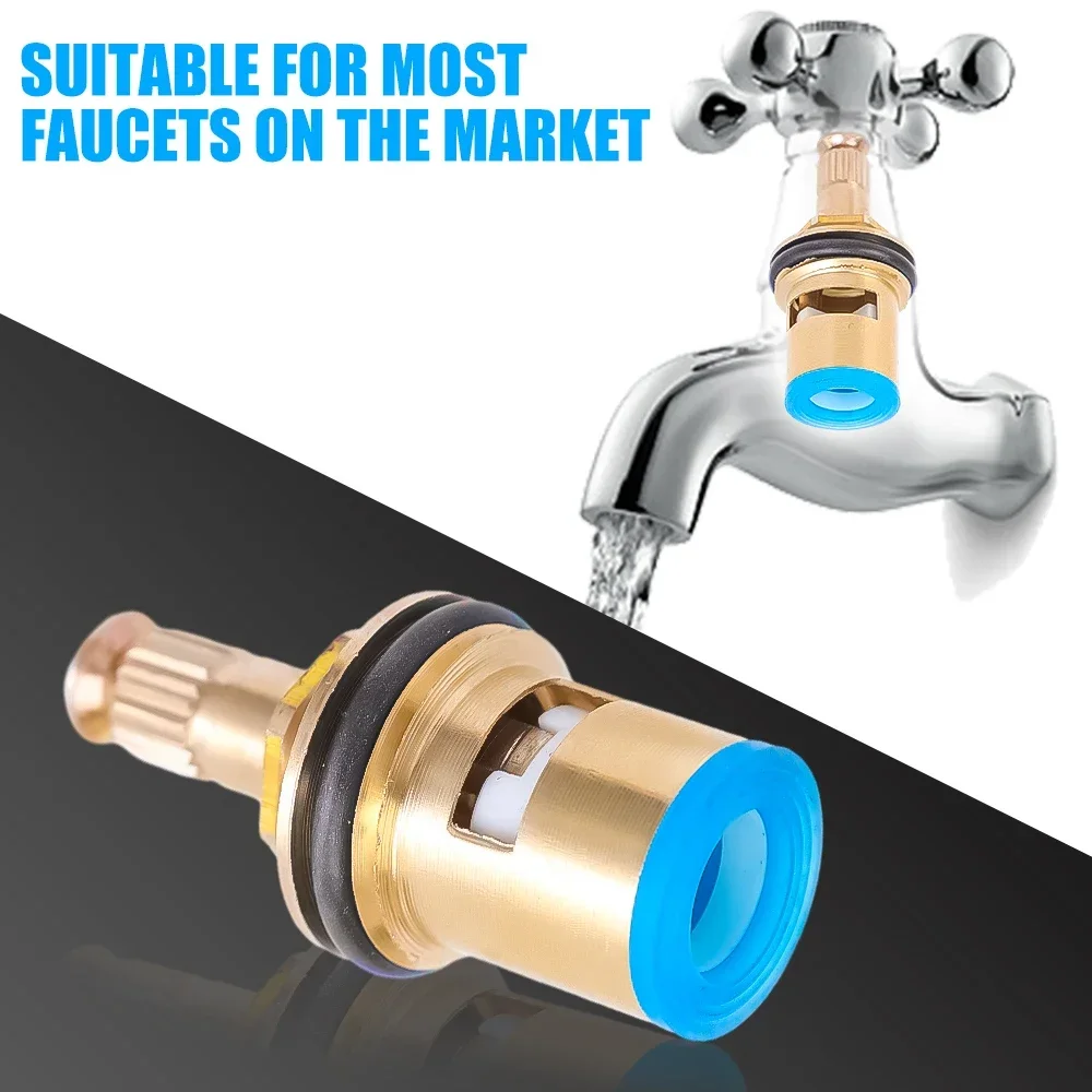 Faucet valve Faucet cartridge 10/1pcs Faucet Valves Replacement Universal Tap Valve Brass Cartridge Faucet Inner Valve For Household Bathroom Kitchen Supplies