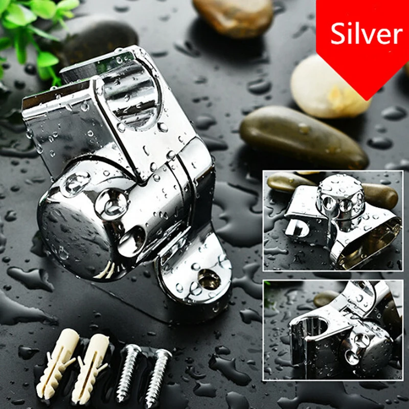 Description Picture 5 of itemUniversal Shower Head Holder Wall Mounted Shower Mounting Bracket Adjustable Faucet Sprinkler Fixation Base Bathroom Accessories