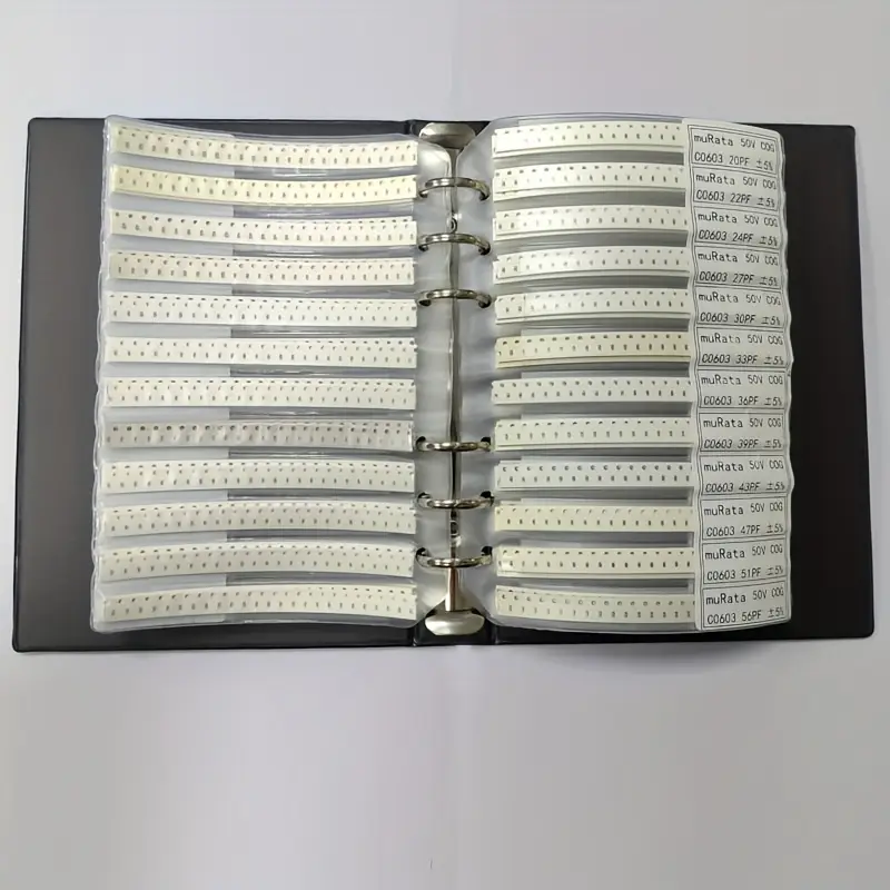 SMD Capacitor Booklet 0603 0805 1206 0201 0402 Resistor Pack Capacitive Device Sample Book image 4
