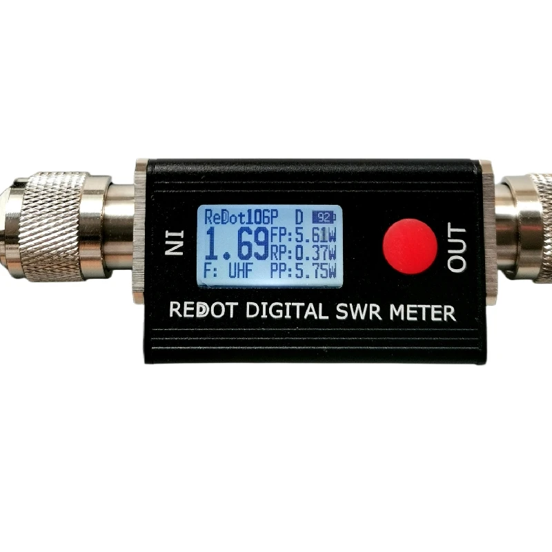 Digital SWR Meter SWR Power Meter 120W FMB VHF UHF80-999MHz Standing-wave Ratio 1.00-99.9 Support DMR Walkie Talkie power meter