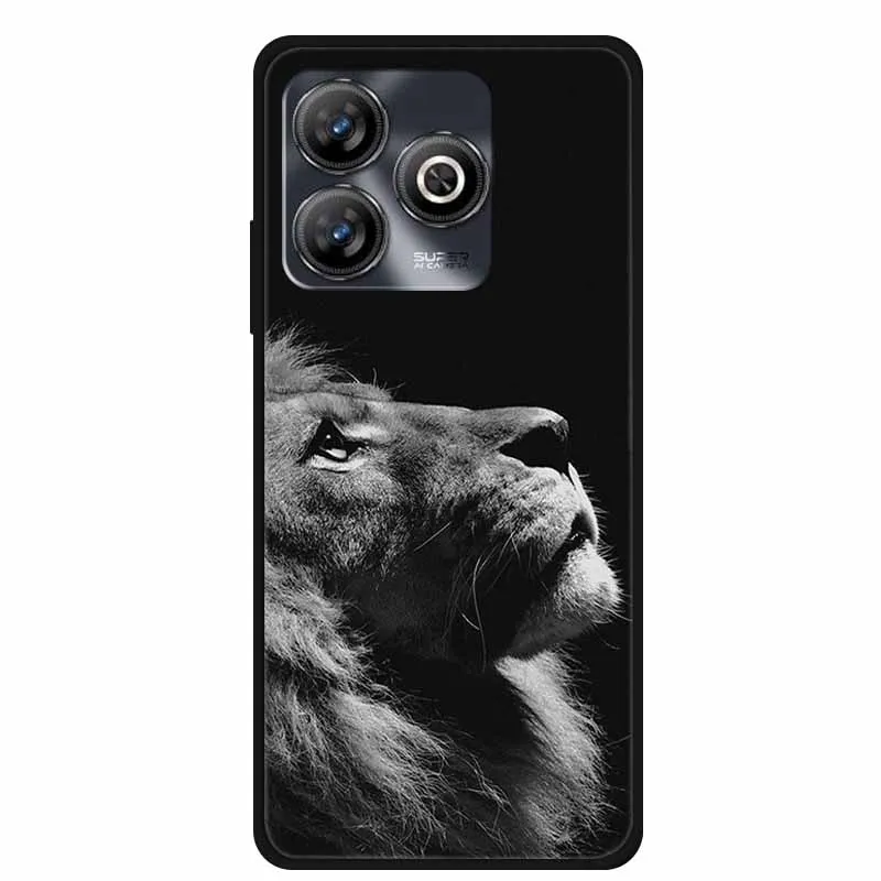 Luxury Black Silicone Soft Phone Case - Protective Back Cover Shell