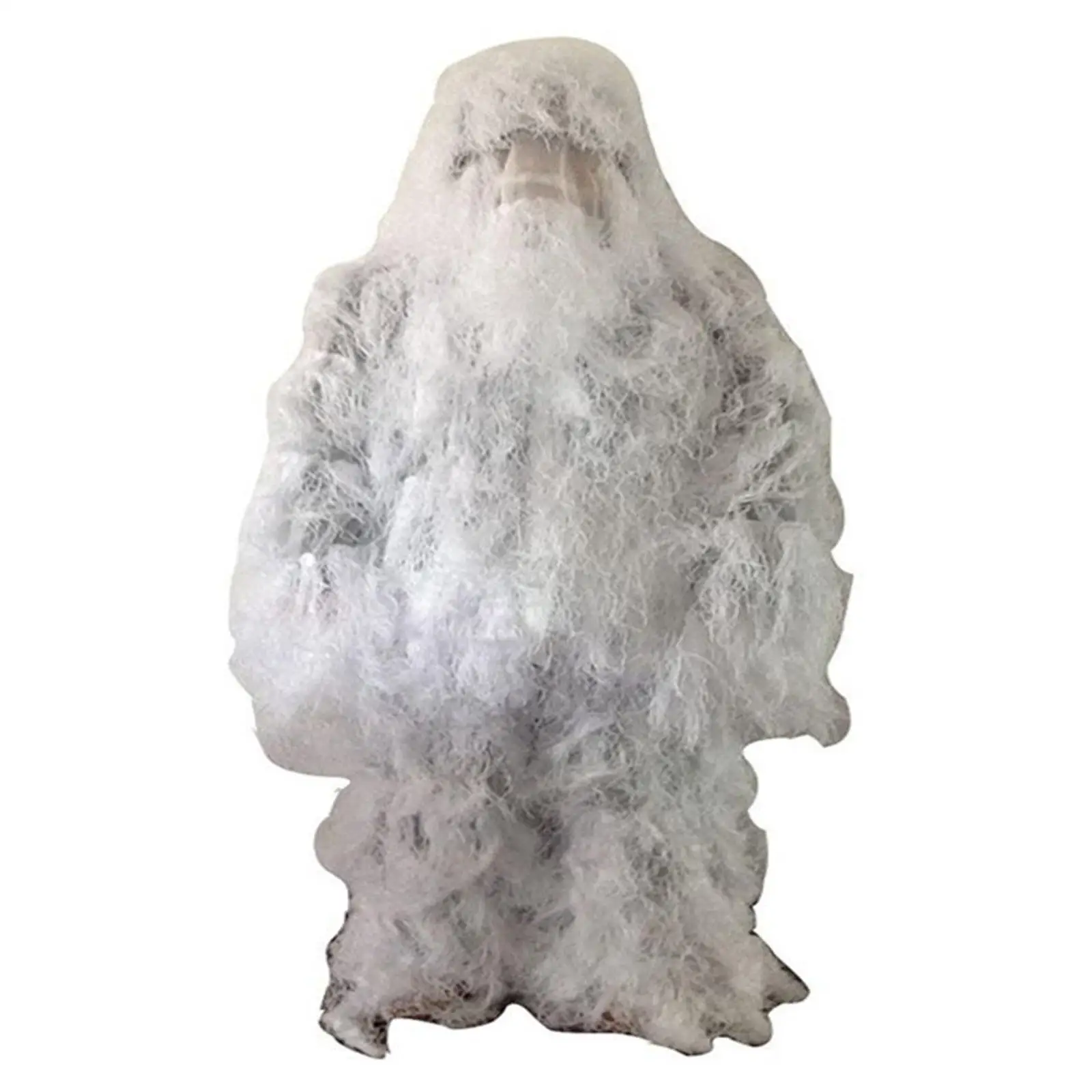 White Ghillie Suit Snow Ghillie Clothes Outfits Gear Jacket Hooded Uniform Set
