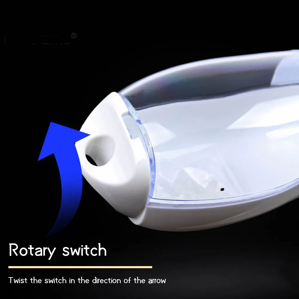 Swimming Glasses Cover Transparent Portable Rotary Switch Lightweight Drainage