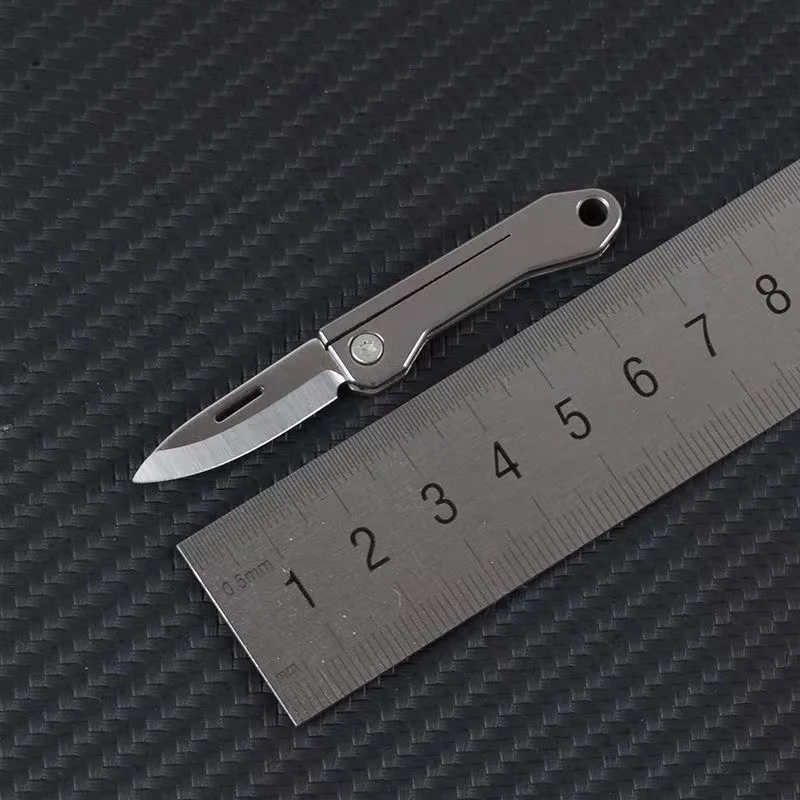 WESN Microblade Titanium v3 Couteau de poche compact et fiable