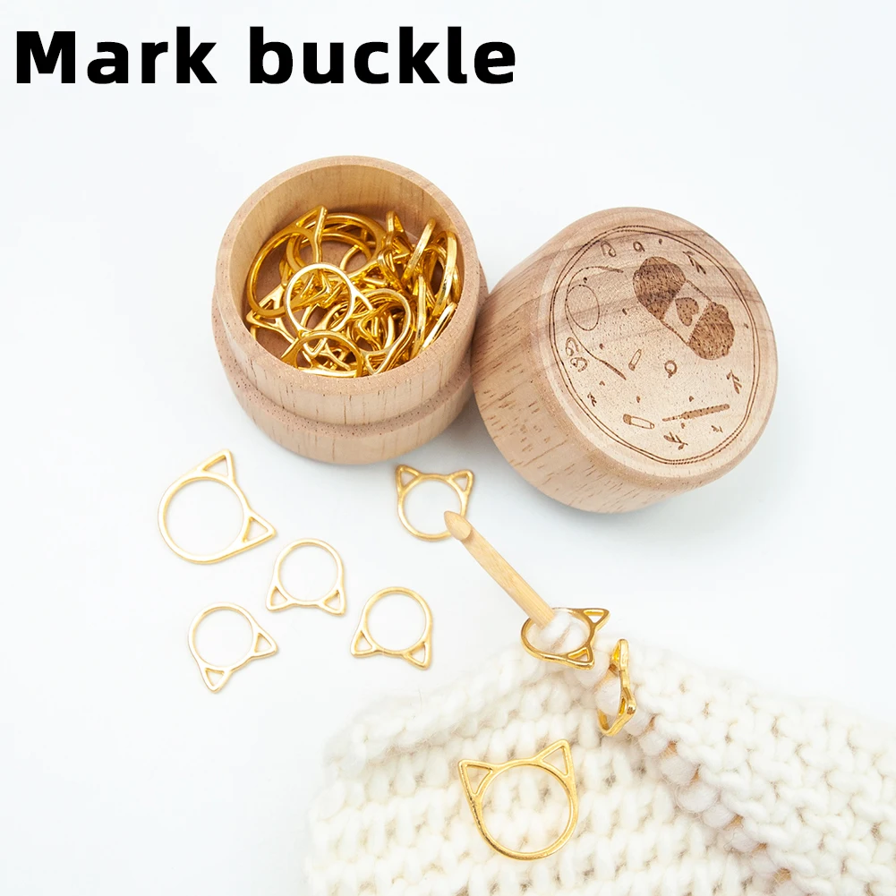 30pcs Sweater Woven Mark Buckle Kittens Stitch Markers Rings  Multifunctional Scarf Knitting Tool DIY Handcrafts Marker Marking -  AliExpress