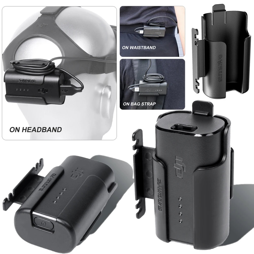 

Устройство для хранения аккумулятора для DJI Avata Goggles 2, держатель аккумулятора, повязка на голову, задний зажим, держатель с кабелем, аксессуары для намотки