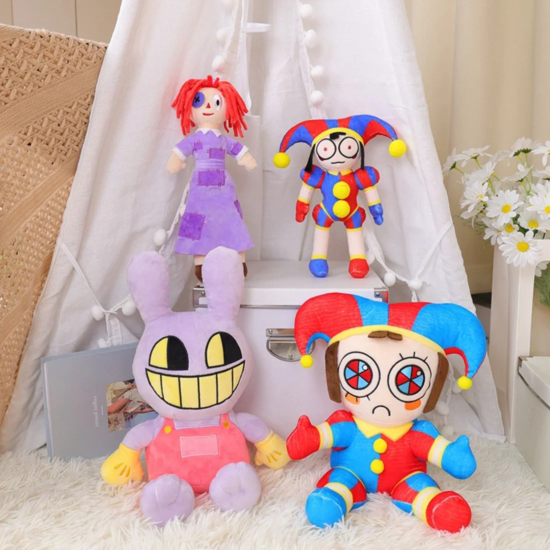 

The Amazing Digital Circus Pomni Jax Plush Cartoon Plushie Toys Theater Rabbit Doll Stuffed Toys Children Christmas Kids Gifts