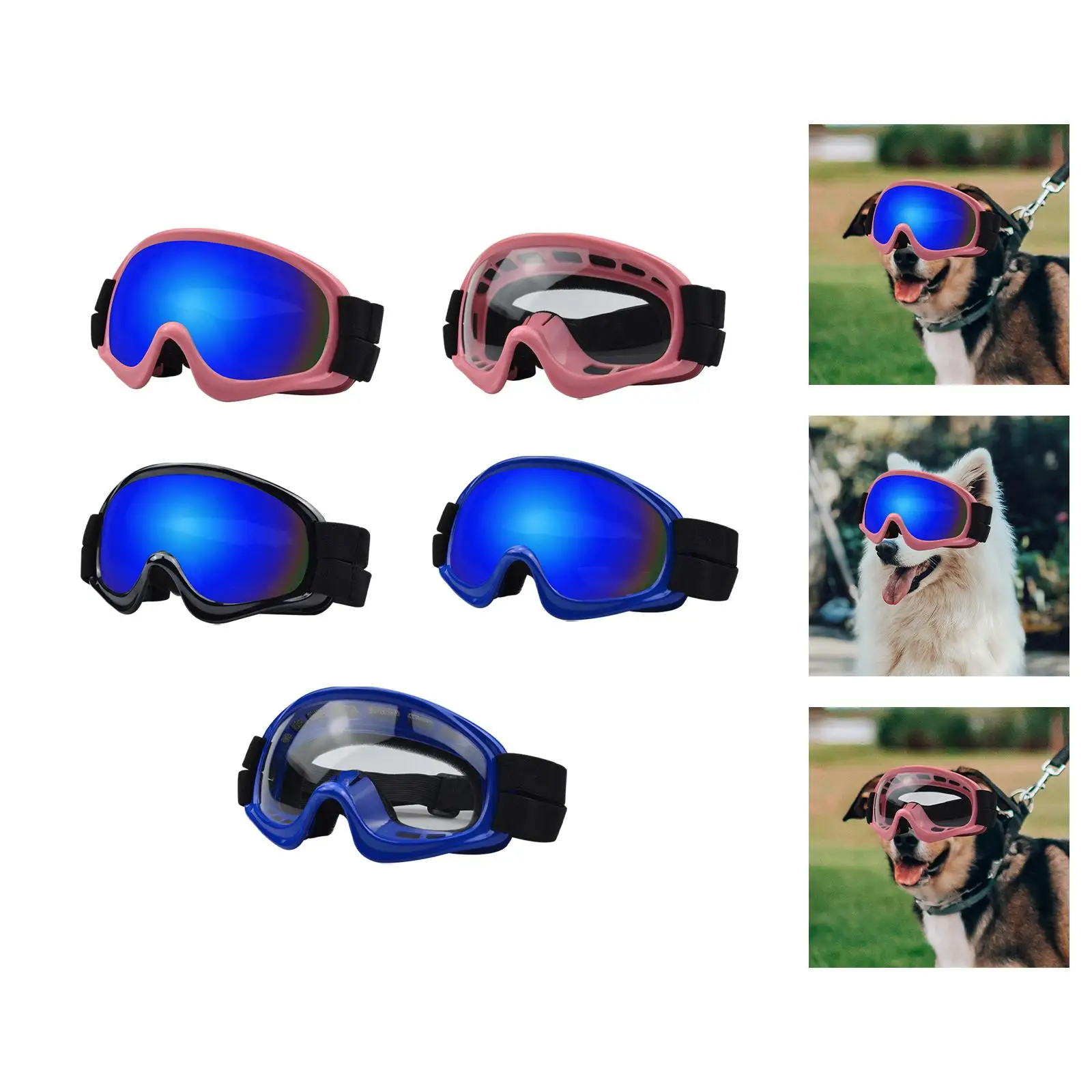 Pets Sunglasses Dog Sunglasses Adjustable to Fit Eyewear for Puppy Photo Props