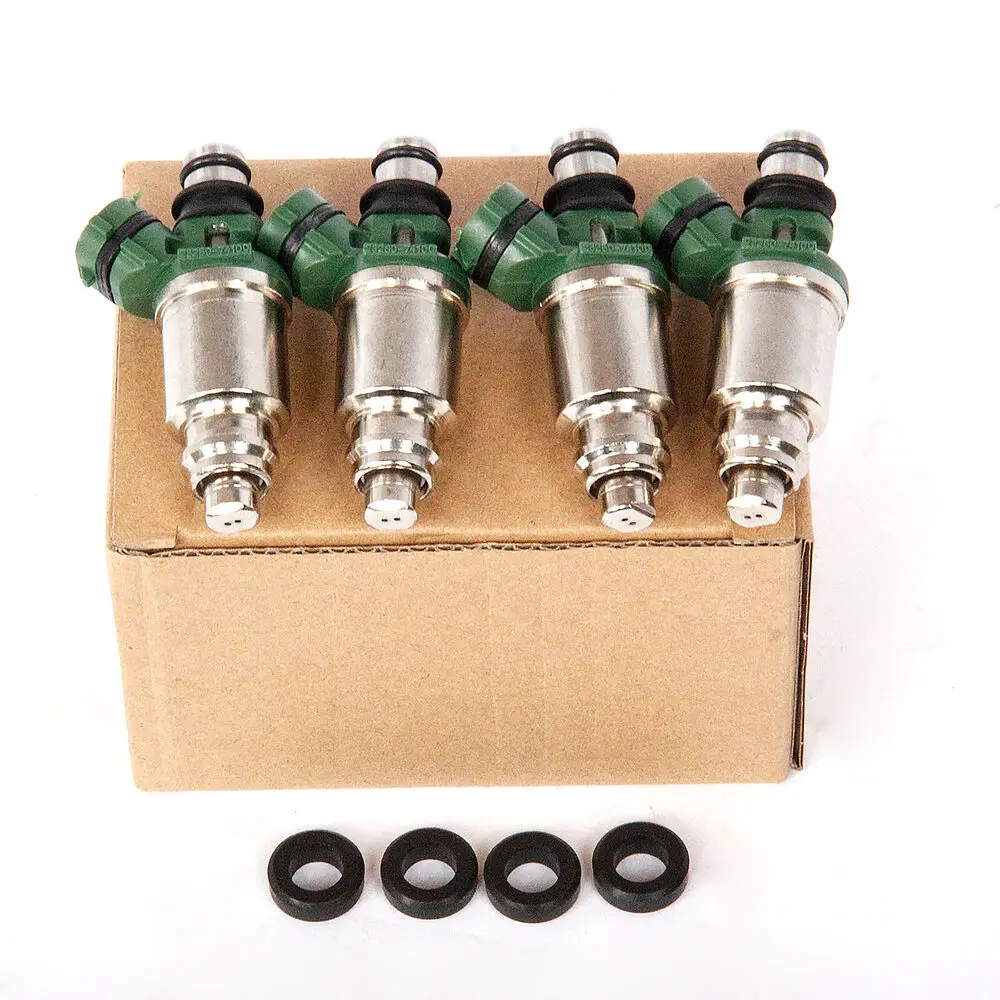 

Set of 4 FUEL INJECTORS for 1992-2000 TOYOTA CAMRY 2.2L- 23250-74100 23209-74100