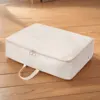 Space Saving Self Compression Organizer with Zipper Clothes Storage Bag Clothes Organizer for Comforters Clothes Blankets Sheets 4