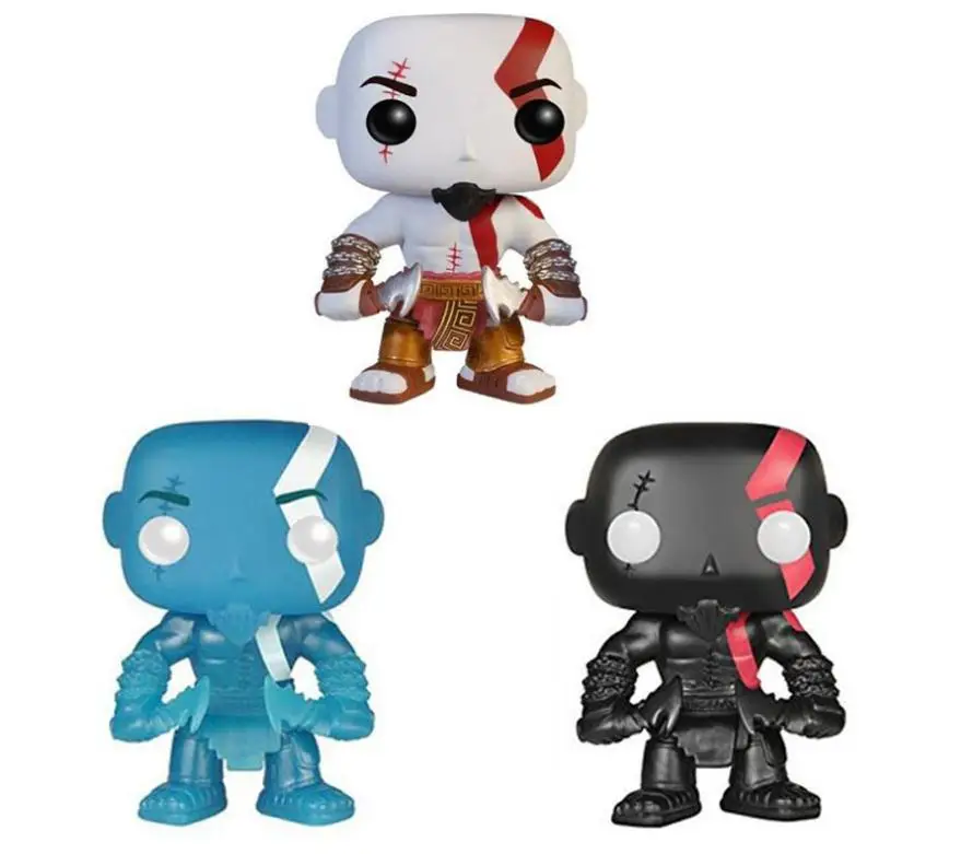 God Of War Kratos 25 # In Blue White Black Pvc Action Figure Giocattoli Da Collezione Modello