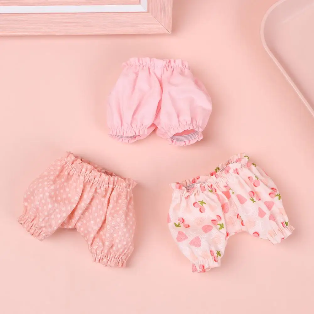15CM Doll Pants Cute Lantern Shorts Cotton Underpants For Ob11 Clothes Idol Dolls Accessories Plush Toys Clothing Kids Toys