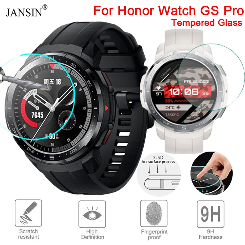 

Screen Protector Tempered Glass For Honor Watch GS Pro Smartwatch 9H Clear Full Protective Film For Huawei Honor Watch GS Pro