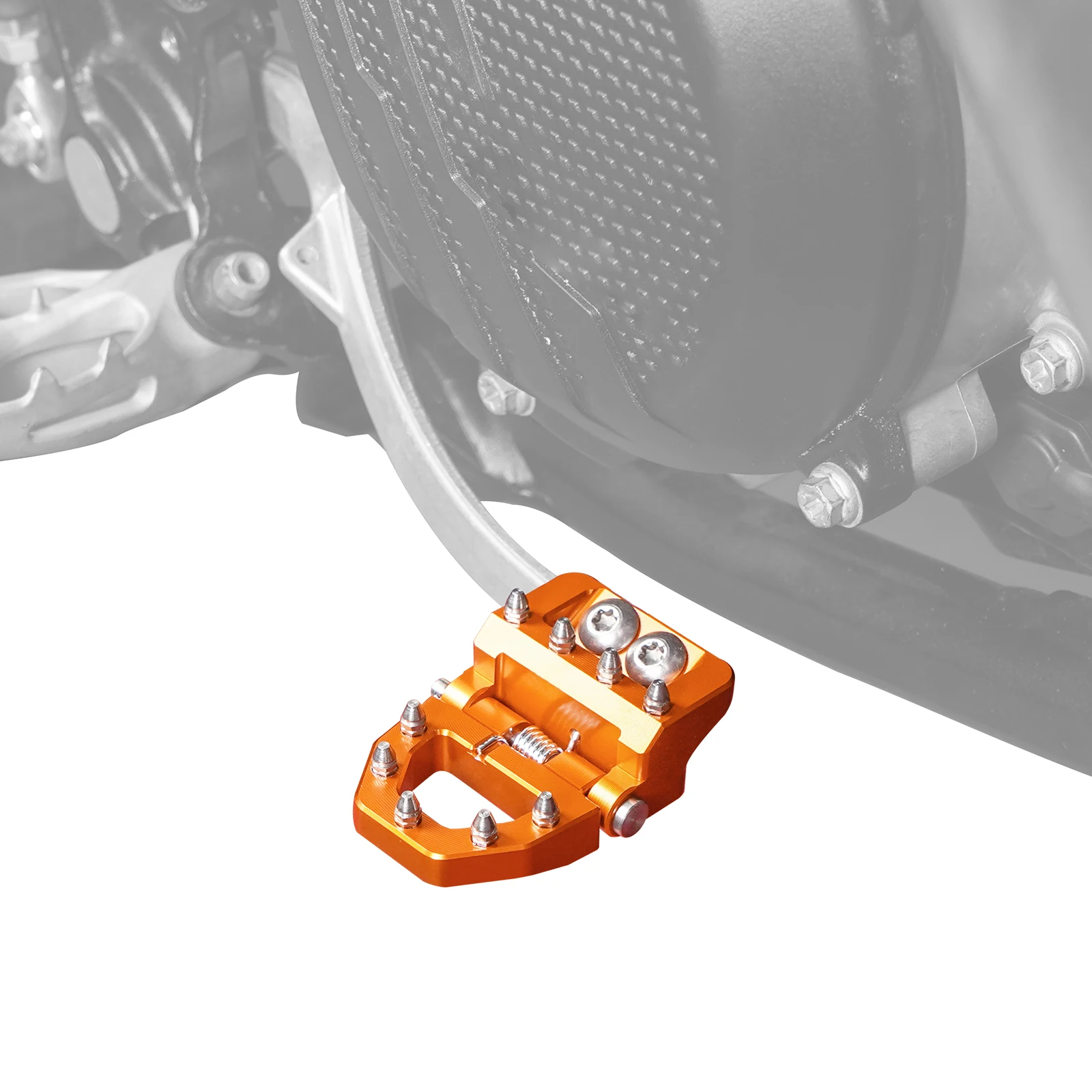 Für 2024 KTM EXC 300 TPi 6D XCW EXCF 350 SX 125 SXF 450 Husqvarna TE 300 2017-2024 GasGas EC 300 Klappbare hintere Bremspedalspitze – Detail 19