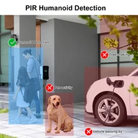ANRAN caméra solaire 2K 3/5MP 2.4G Wifi caméras de sécurité de Surveillance caméras de batterie de Protection à domicile détection PIR, Audio bidirectionnel 4
