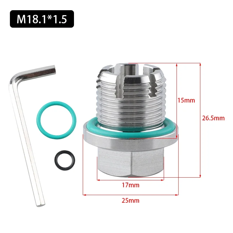 M10.4 / M12.1 / M14.1 / M16.1 / M18.1 Oil Drain Plug