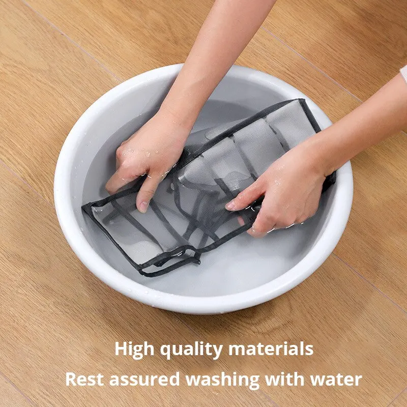 Storage Box 1pc Black Underwear Storage Box Women Socks Wardrobe Drawer Type Bra Underwear Thickened Grid Packing Box Mesh Grid