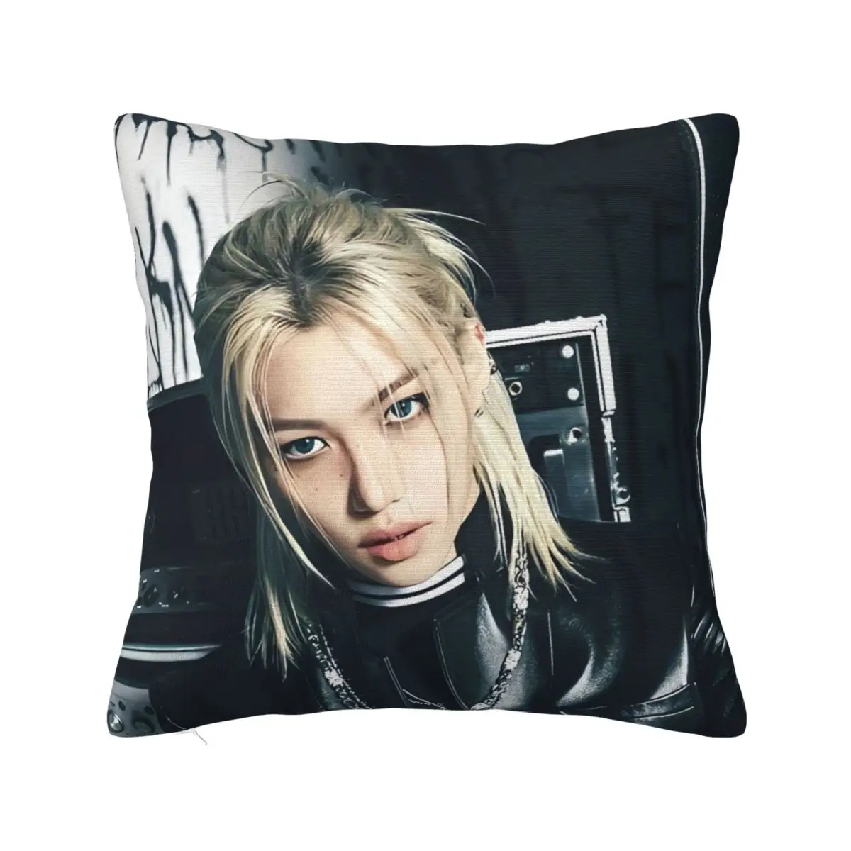 Kpop Felix Pattern Decorative Pillow Cover - Fun Cushion Case