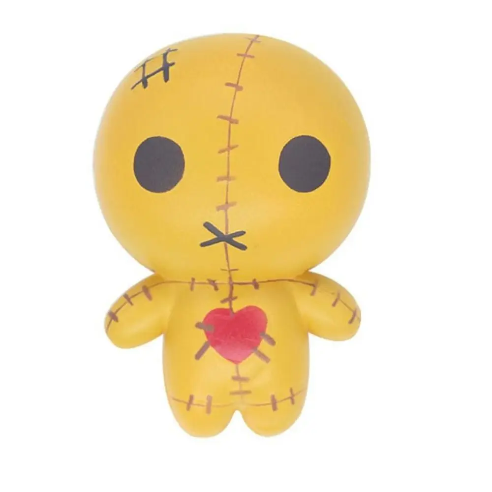 

Slow Rising Scented Voodoo Dolls Ghost Kawaii Squeeze Toys Exquisite Halloween Doll Cute Yellow Vent Soft Doll Kids Gift