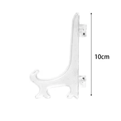 Clear Acrylic Adjustable Display Easel and Stand (Transparent)