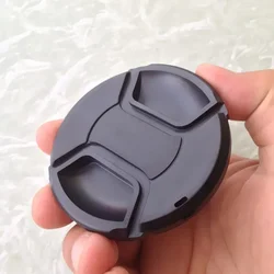 Lens Cap 43 49 52 55 58 62 67 72 77 82mm Option Center Pinch Snap on Front Cover for SLR Cameras DSLR Accessories no logo