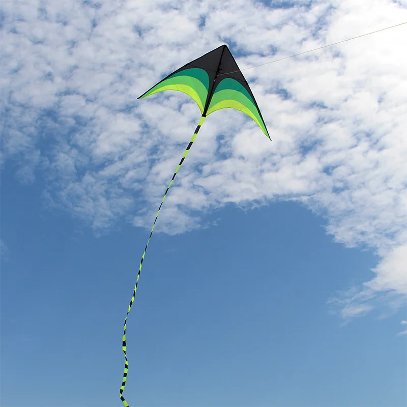 1.6m Large Delta Prairie Kite Flying Toys For Children Easy to Fly Kite Handle Line Outdoor Sports Plaid Professional Wind Kites 4