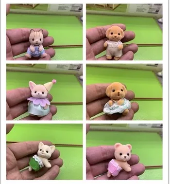Toys Doll 1:12 Forest Family Montessori Kitchen Compatible Miniature Dollhouse Kitchen Accessories Furniture Pretend Play Gifts