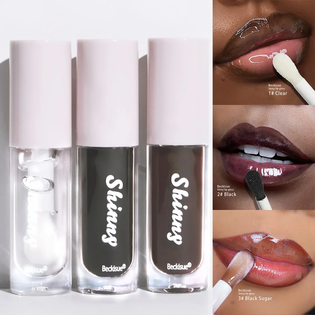 Sexy Moisturizing Jelly Lip Tinted Clear Crystal Moisturizing Lip Oil Plumping Lip Gloss Black Sugar Red Brown Lipstick Makeup 4