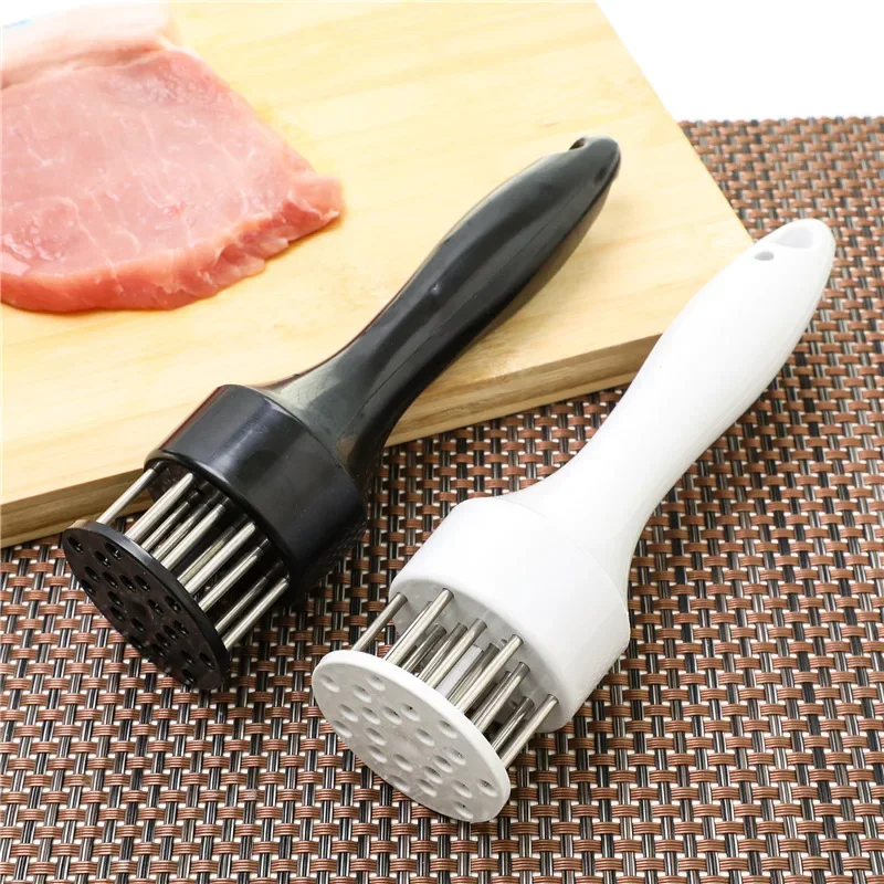 1 PC Handheld 21-Needle Tenderizer Needle with Broken Tendon Pork Chop Steak Household Tenderizer Hammer Stainless Steel
