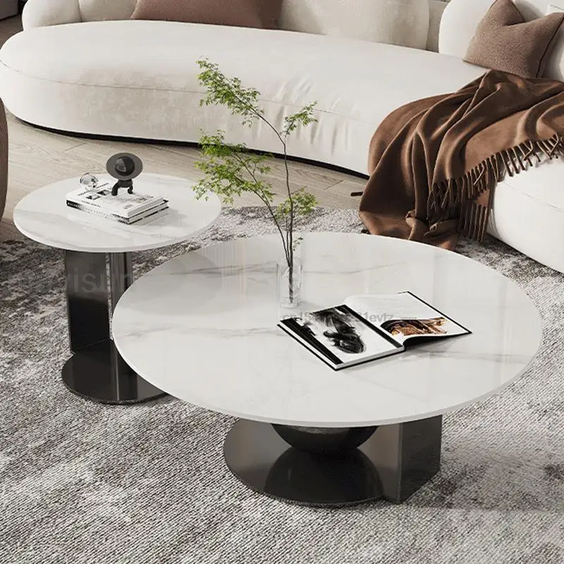 Mobili da soggiorno di lusso struttura stabile in acciaio inossidabile  combinazione di tavoli tavolino nero o oro con due tavolini laterali -  AliExpress