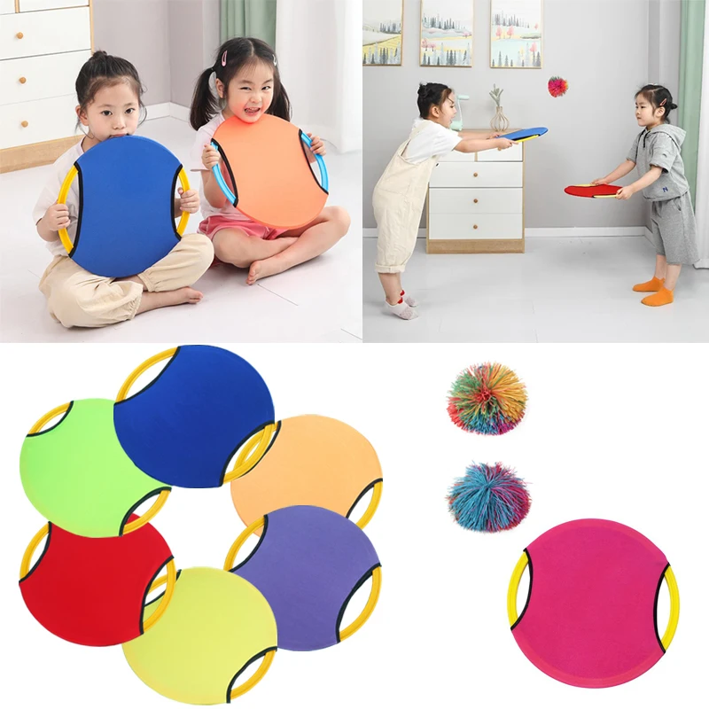 Bouncing Circle Children Adult Outdoor Interactive Toss and Catch Ball Game Fun Sports Throwing Sensory Training Toy Jeux Enfant