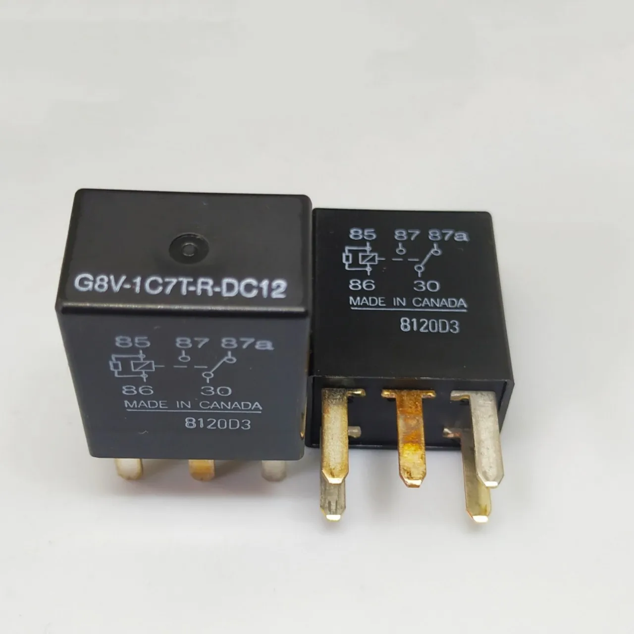 

10 шт./лот 100% оригинальное новое автомобильное реле G8V-1C7T-R-DC12 G8V 1C7T R DC12 G8V-1C7T-R 12 В постоянного тока 5-контактное реле для моторной лодки