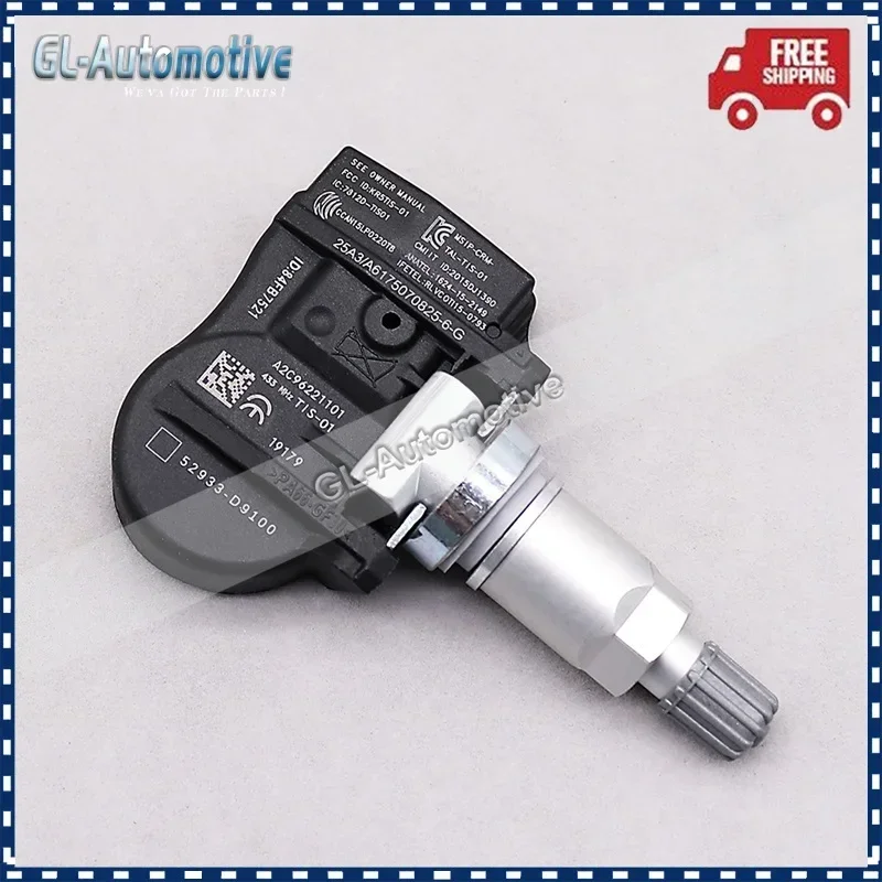4pcs TPMS 433Mhz Ÿ̾ з  TPMS Kia Sportage 2019 2020 2021 NIRO OPTIMA For HYUNDAI ELANTRA I30 Genesis G80