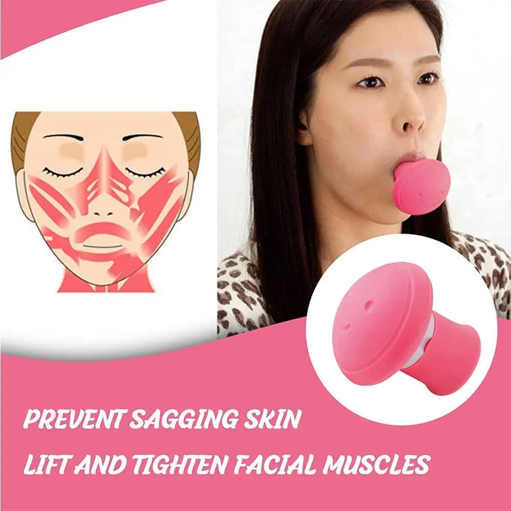Muscle Traning Silica Gel Wrinkle Removal Tools V Shape Face Slimming Lifter Face Lift Skin Firming Exerciser Double Chin jaw exerciser chin line exerciser