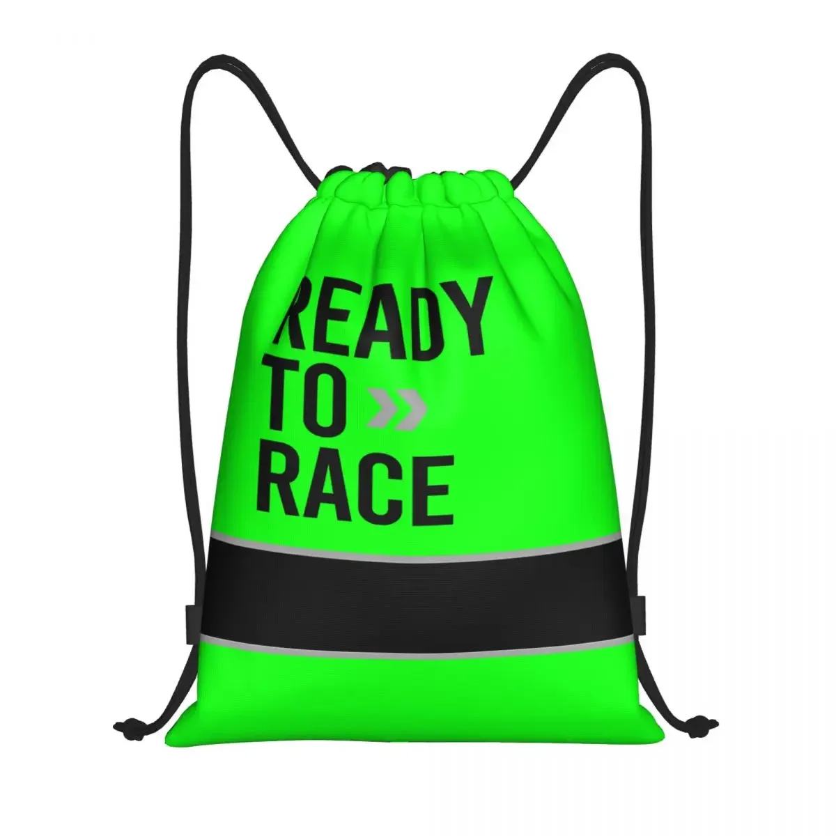 

Ready To Race Drawstring Backpack Women Sport Gym Sackpack Foldable Bitumen Bike Life Enduro Cross Motocross Shopping Bag Sack