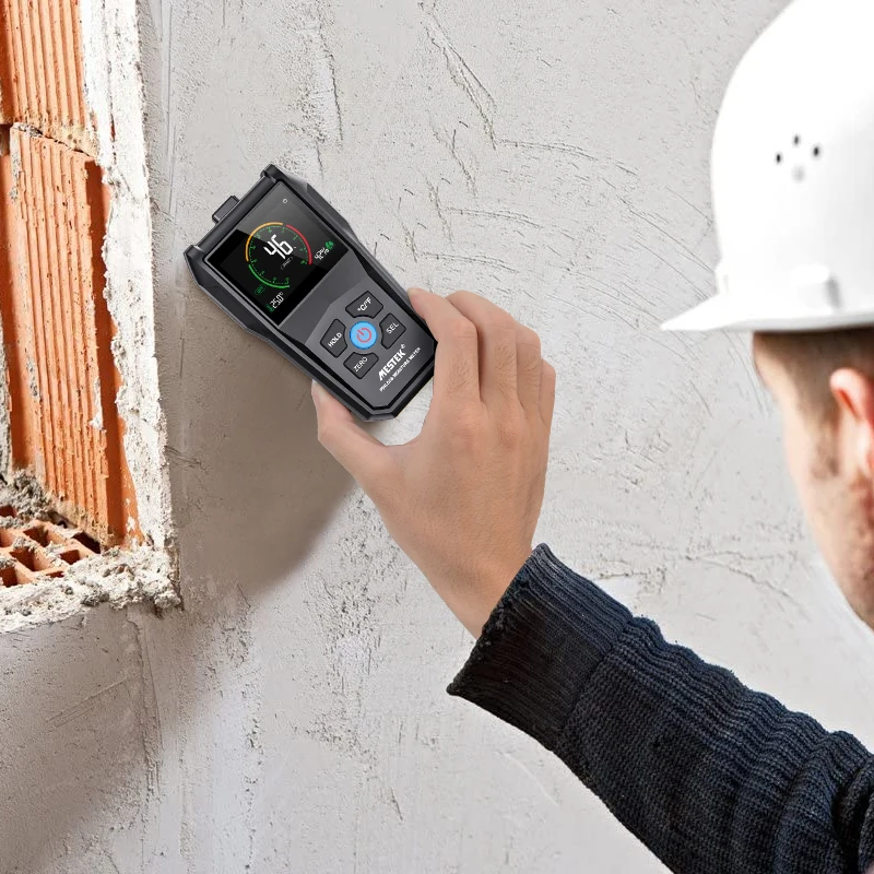 Mestek Digital Wood Moisture Meter 0~99.9% LCD Display Water Detector Tester Wood Moisture Meter