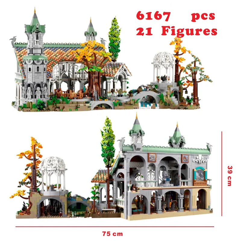 

6167 шт., Детский конструктор «Замок»