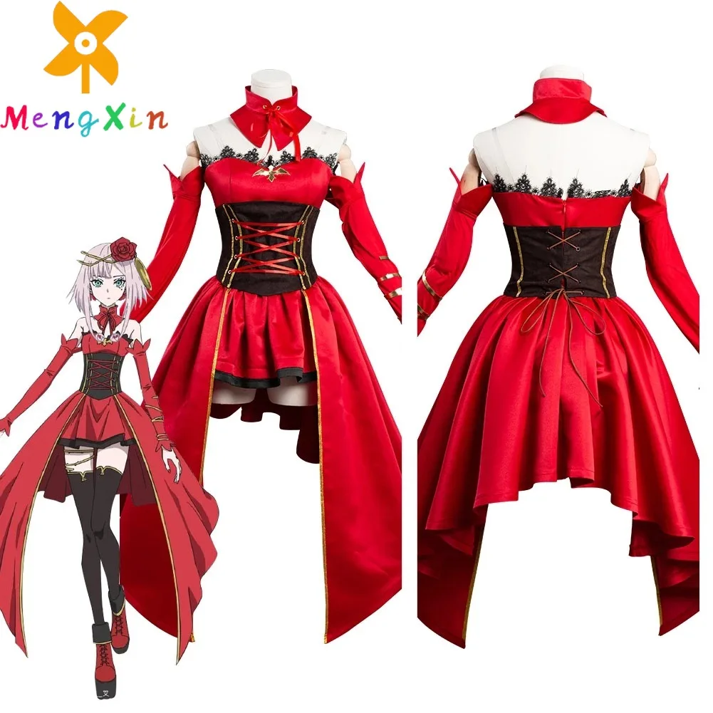 

MengXin Anime Takt Op.Destiny Destiny Cosplay Costume Outfits Halloween Carnival Suit Women Girls Red Dress Clothes