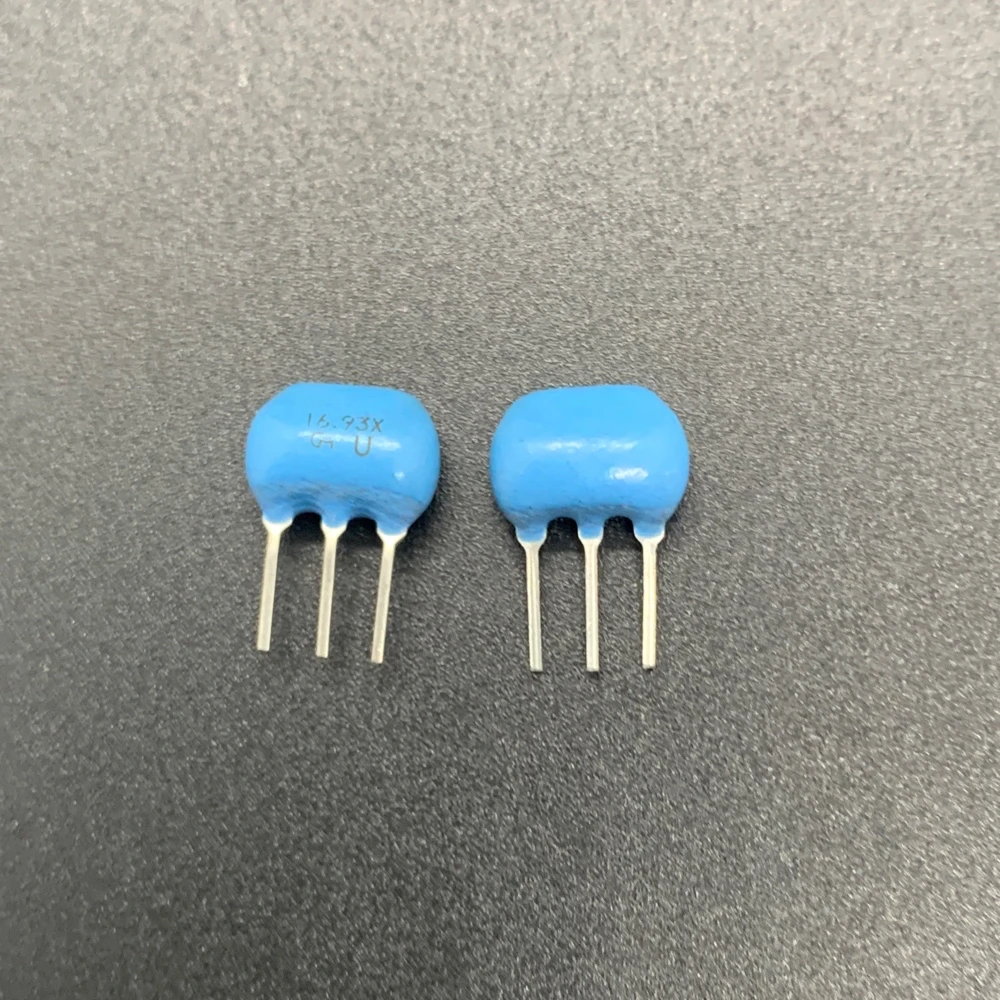 50PCS/ 16.93M Murata ceramic crystal oscillator CSTLA16M9X55-BO CST16.93MXW in-line 3-pin filter