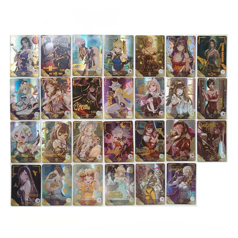 

Goddess Story Ssr Card 2D2 Eyjafjalla Akagi Kokkoro Anime Game Collection Rare Cards Children's Toys Boys Birthday Gifts